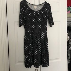 polka dot comfy dress with pockets!